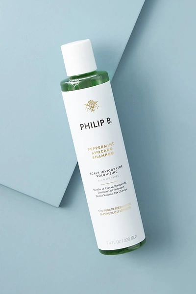 Shop Philip B Peppermint Avocado Shampoo In Green