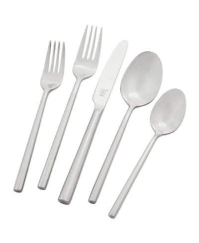 Shop J.a. Henckels Zwilling Aberdeen Flatware Set, 20 Piece In Silver-tone