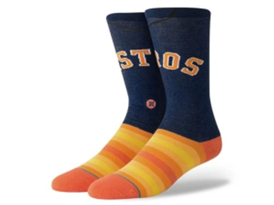 Shop Stance Houston Astros Alternate Jersey Series Crew Socks In Navy