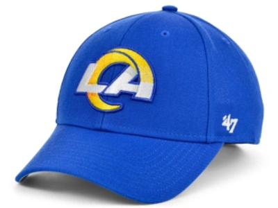 Shop 47 Brand Los Angeles Rams Mvp Cap In Blue