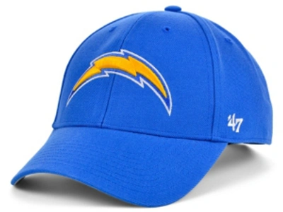 Shop 47 Brand Los Angeles Chargers Mvp Cap In Lightblue