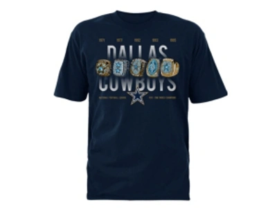 Shop Nike Men's Dallas Cowboys Rings T-shirt In Navy