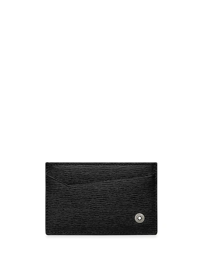 Shop Montblanc Men's 4810 Westside Leather Card Case In Black