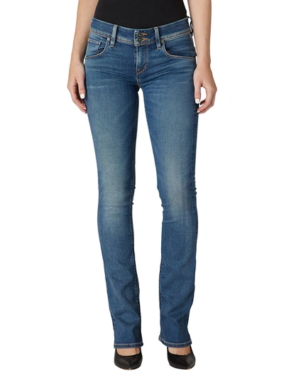 Shop Hudson Women's Beth Mid-rise Baby Bootcut Jeans In Midas