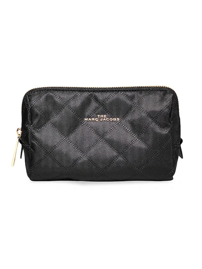Shop The Marc Jacobs The Beauty Quilted Triangle Pouch In Black