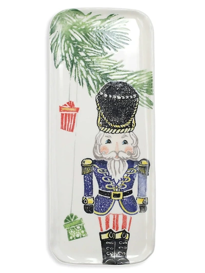 Vietri Nutcrackers Narrow Rectangular Platter