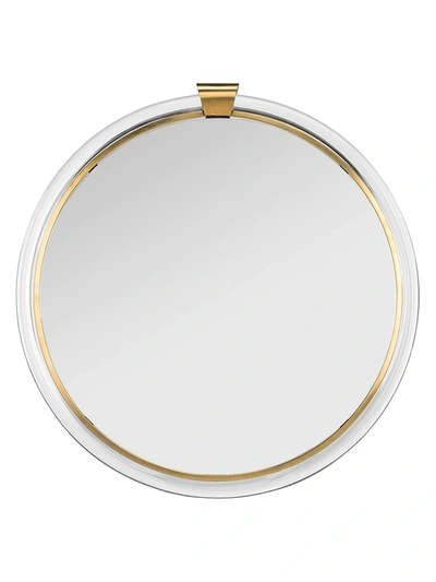 Shop Safavieh Donzel Acrylic Mirror In Brass