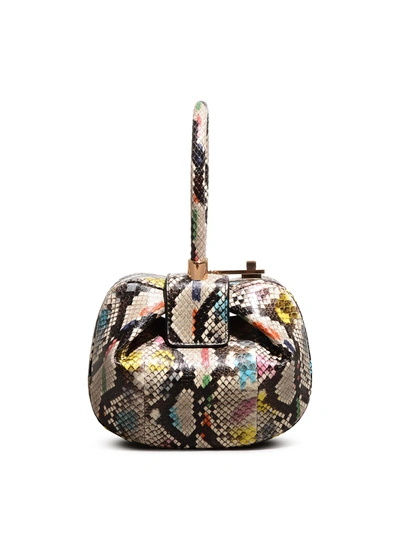 Shop Gabriela Hearst 'demi' Snakeskin Leather Dumpling Bag In Multi-colour
