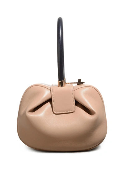 Shop Gabriela Hearst 'nina' Leather Dumpling Bag In Neutral