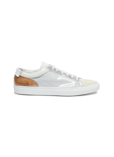 Shop Common Projects 'achilles Clear' Low Top Pvc Leather Sneakers In Multi-colour
