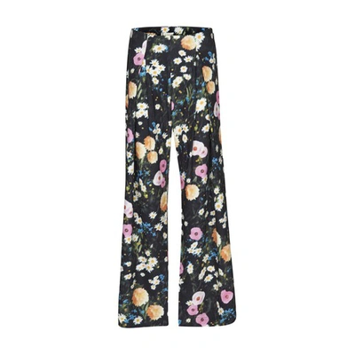 Shop Stine Goya Lolle Floral Pants In Poppy
