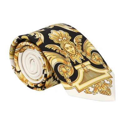 Shop Versace Tie In Lilla Verde Acqua