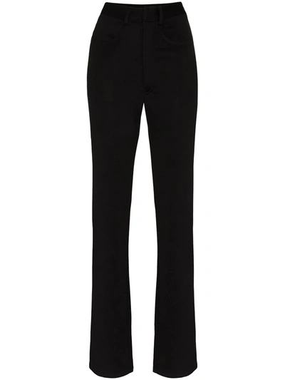 Shop Alled-martinez Bootcut Straight-leg Trousers In Black