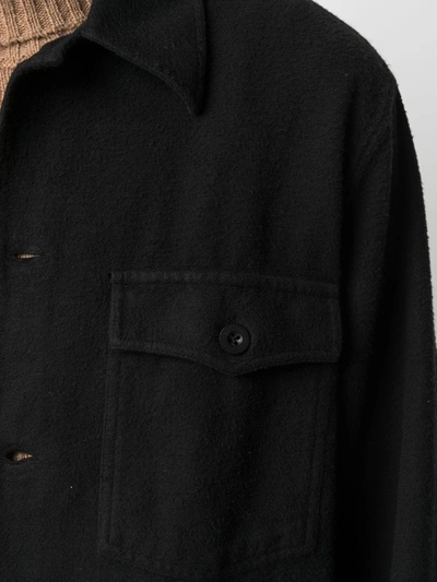 Shop Our Legacy Straight-cut Shirt Jacket In Black