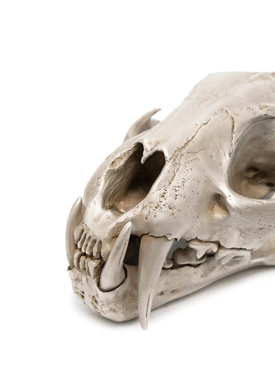 Shop Parts Of Four Replica Leopard Skull In Silver