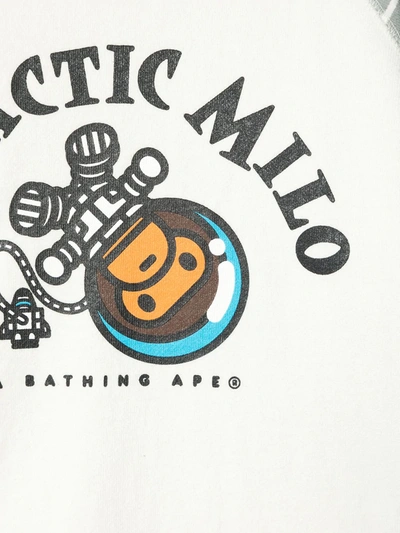 Shop A Bathing Ape Milo Camo Printed Sweatshirt In White