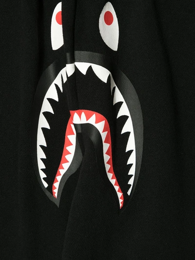 Shop A Bathing Ape Shark-print Track Pants In Black