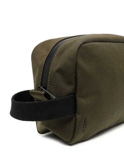 Shop Ally Capellino Zipped Wash Bag In Green