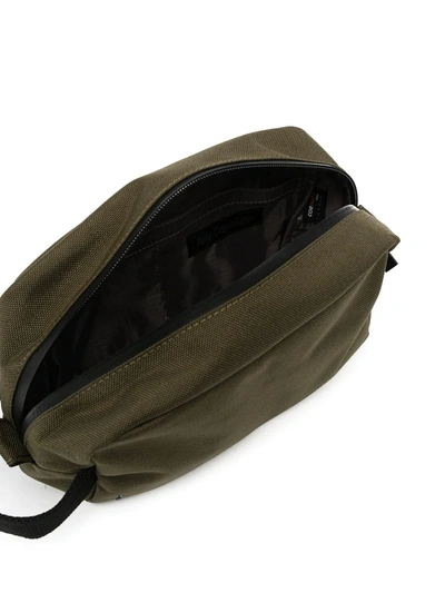 Shop Ally Capellino Zipped Wash Bag In Green