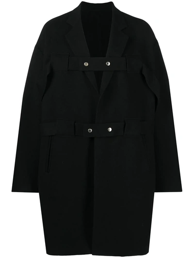 Shop Takahiromiyashita The Soloist Oversized Belted Coat In Black