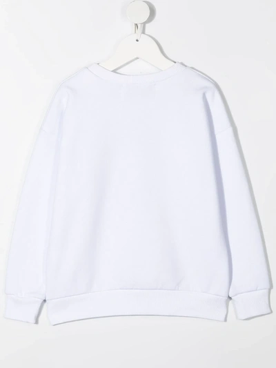 Shop Natasha Zinko Elephant Pig Bunny Sweatshirt In White