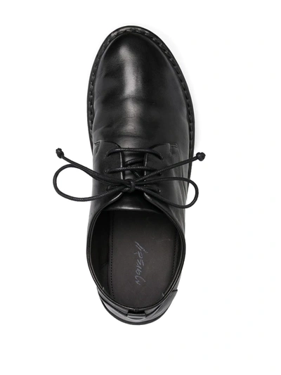 Shop Marsèll Smooth Lace-up Brogues In Black