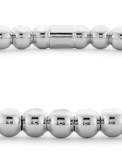 Pragnell 18kt White Gold Bohemia Bangle In Silver