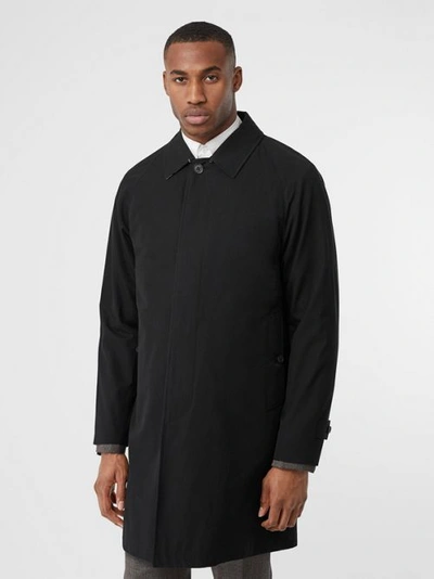 Shop Burberry The Camden Car Coat In Black