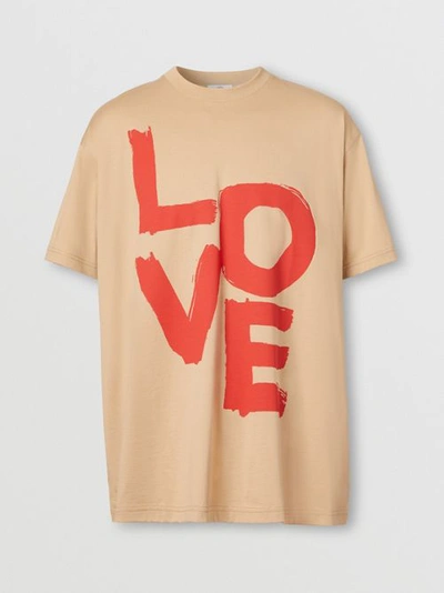 Shop Burberry Love Pr In Soft Fawn