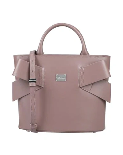 Shop Blumarine Handbags In Pastel Pink