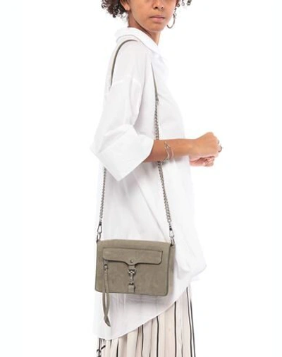 Shop Rebecca Minkoff Cross-body Bags In Grey