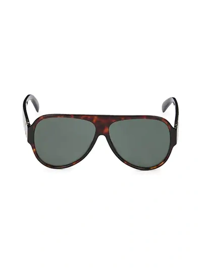Shop Givenchy 58mm Aviator Sunglasses In Tortoise