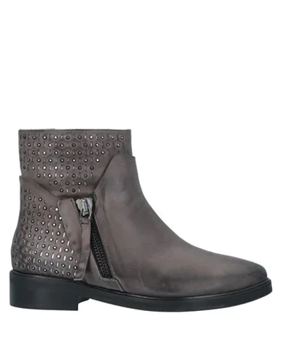Shop Albano Ankle Boots In Lead