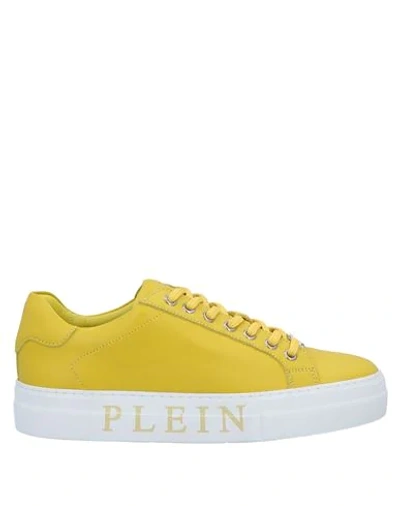 Shop Philipp Plein Sneakers In Yellow