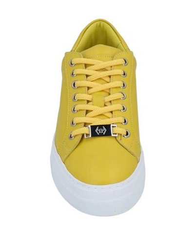 Shop Philipp Plein Sneakers In Yellow