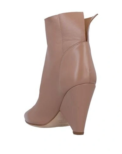 Shop Dondup Ankle Boots In Pale Pink