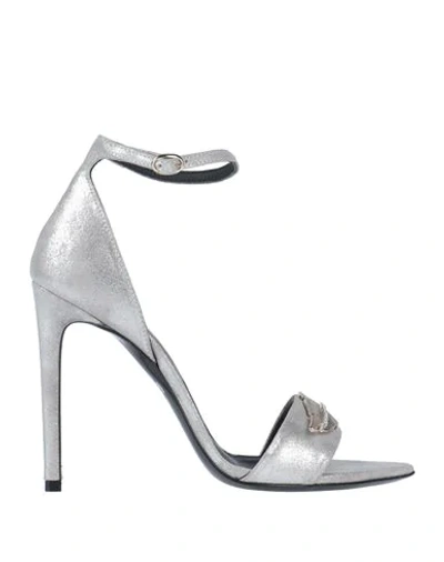 Shop Just Cavalli Sandals In Grey