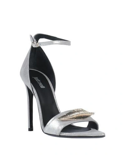 Shop Just Cavalli Sandals In Grey