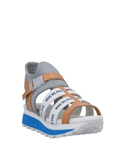 Ruco Line Sandals In Beige