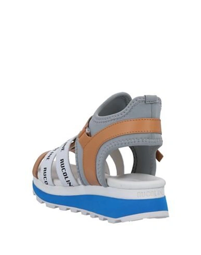 Ruco Line Sandals In Beige
