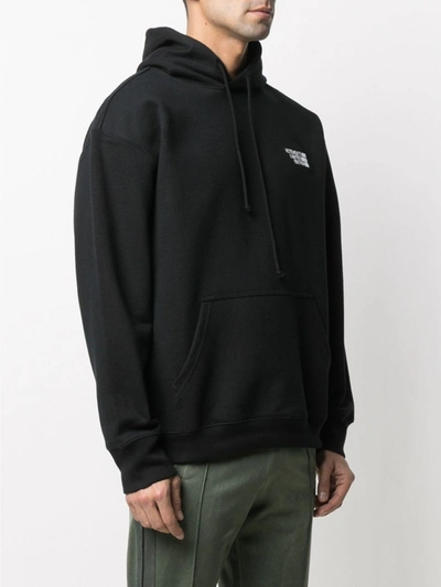 Shop Vetements Logo Limited Edition Hoodie In Black