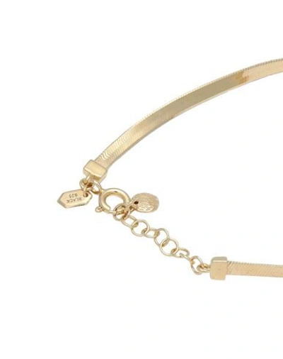 Shop Maria Black Sentiero Bracelet Woman Bracelet Gold Size S/m 925/1000 Silver