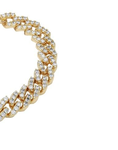 Shop Crystal Haze Mexican Chain Bracelet Woman Bracelet Gold Size - Brass, 18kt Gold-plated, Cubic Zircon
