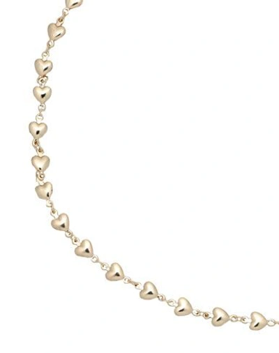 Shop Crystal Haze Habibi Chain Woman Necklace Gold Size - Brass, 18kt Gold-plated