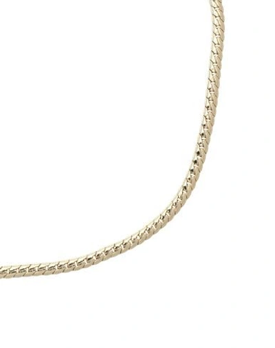 Shop Crystal Haze Oslo Chain Woman Necklace Gold Size - Brass, 18kt Gold-plated