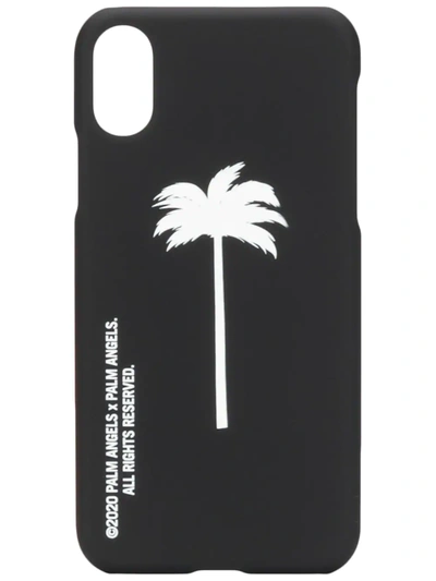 Shop Palm Angels Palm Tree-print Iphone Xs Case In Black