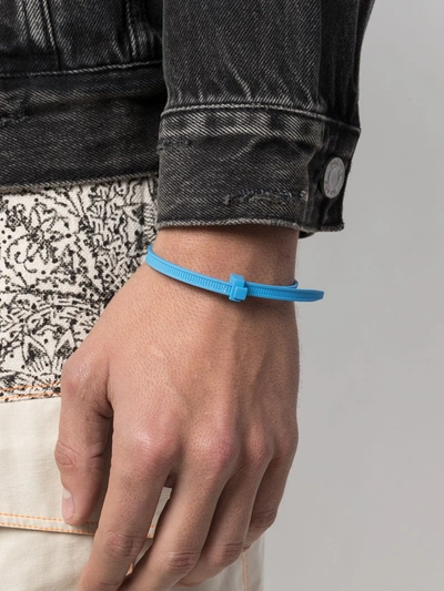 Ambush Zip Tie Bracelet In Blue | ModeSens