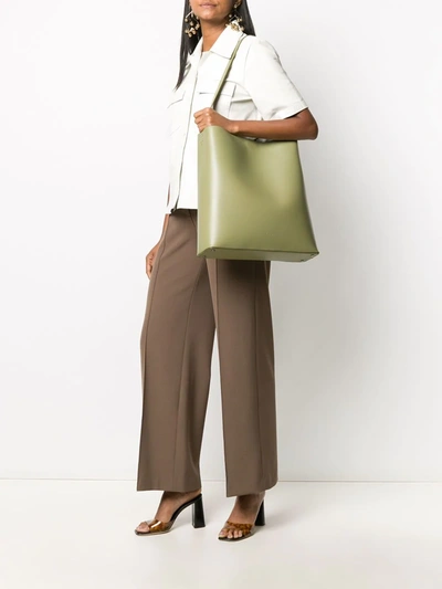 Shop Aesther Ekme Sac Tote Bag In Green