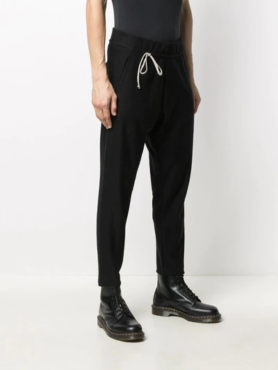 Daniel Andresen Cropped Track Pants In Black