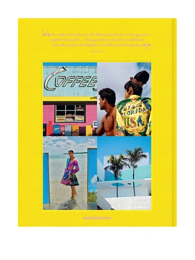 Shop Assouline Miami Beach Book In Yellow